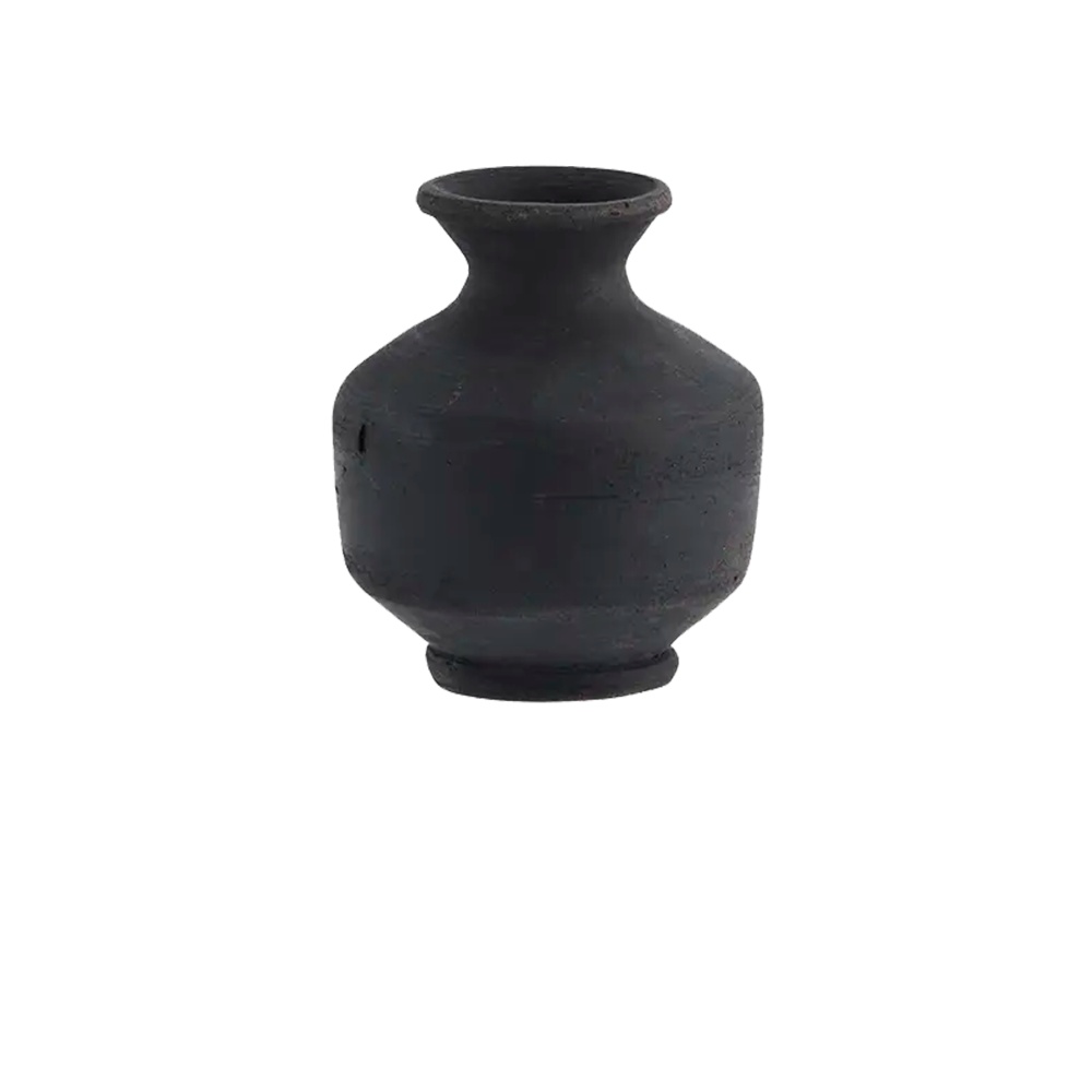 Vases Vaza decorativa neagra din ceramica 9 cm Andromeda Madam Stoltz
