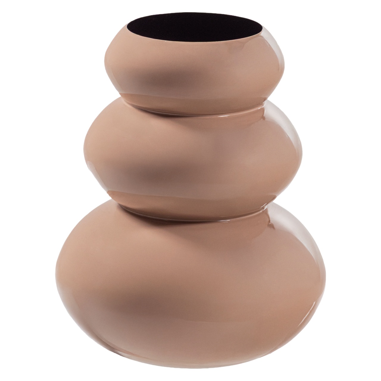 Vases Vaza decorativa roz din metal 35 cm Tera Woood