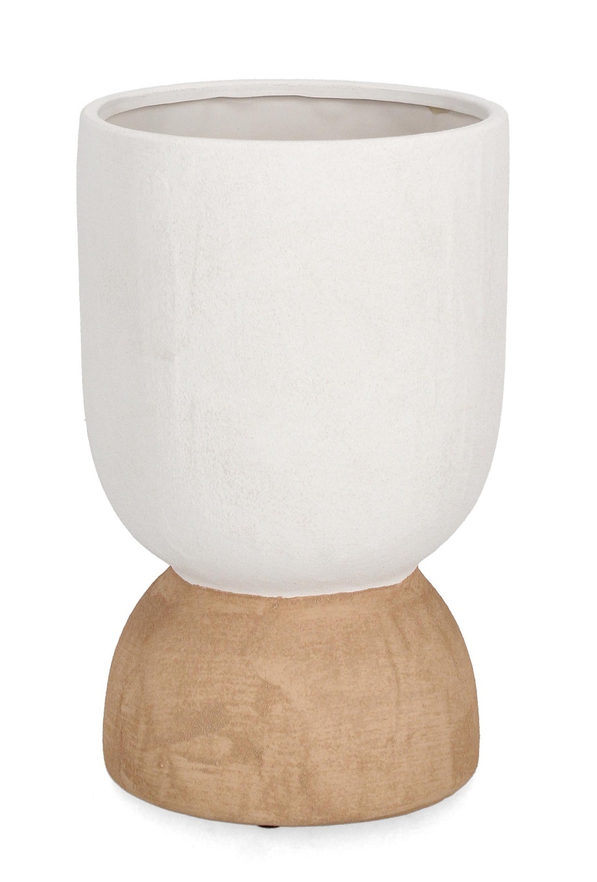 Bizzotto Vaza maro/alba din ceramica 32 cm Hector High Bizzotto