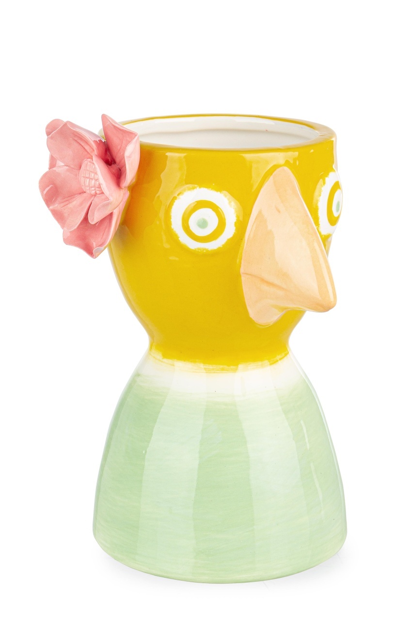 Vases Vaza multicolora din ceramica 17 cm Sebastian Birdie Bizzotto