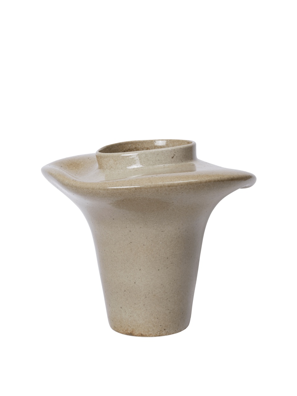 Vases Vaza verde din metal 35 cm Evio Ferm Living