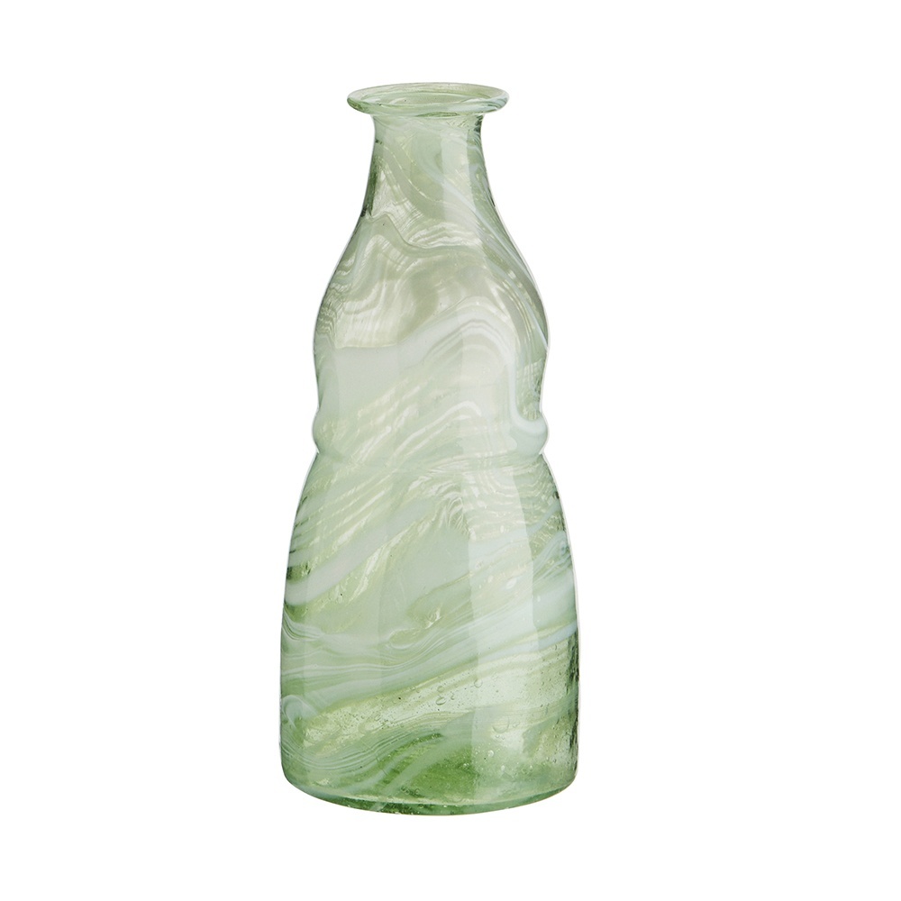 Vases Vaza verde din sticla 19 cm Amy Madam Stoltz