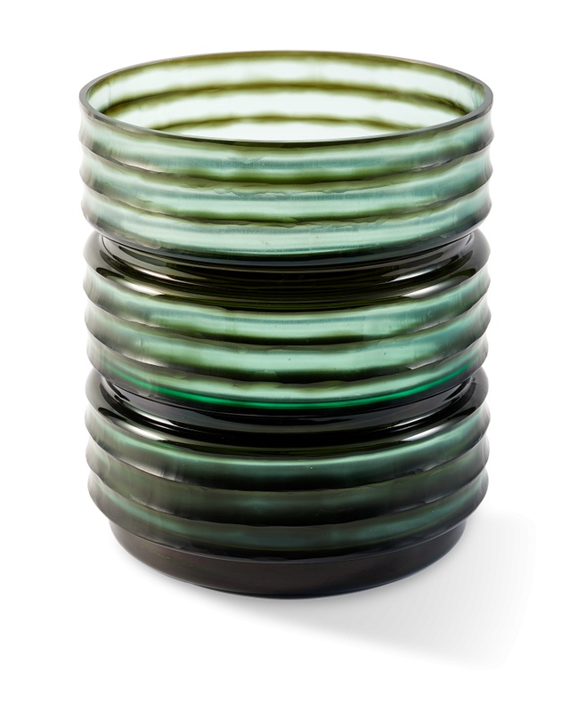 Pols Potten Vaza verde din sticla 28 cm Layer Pols Potten