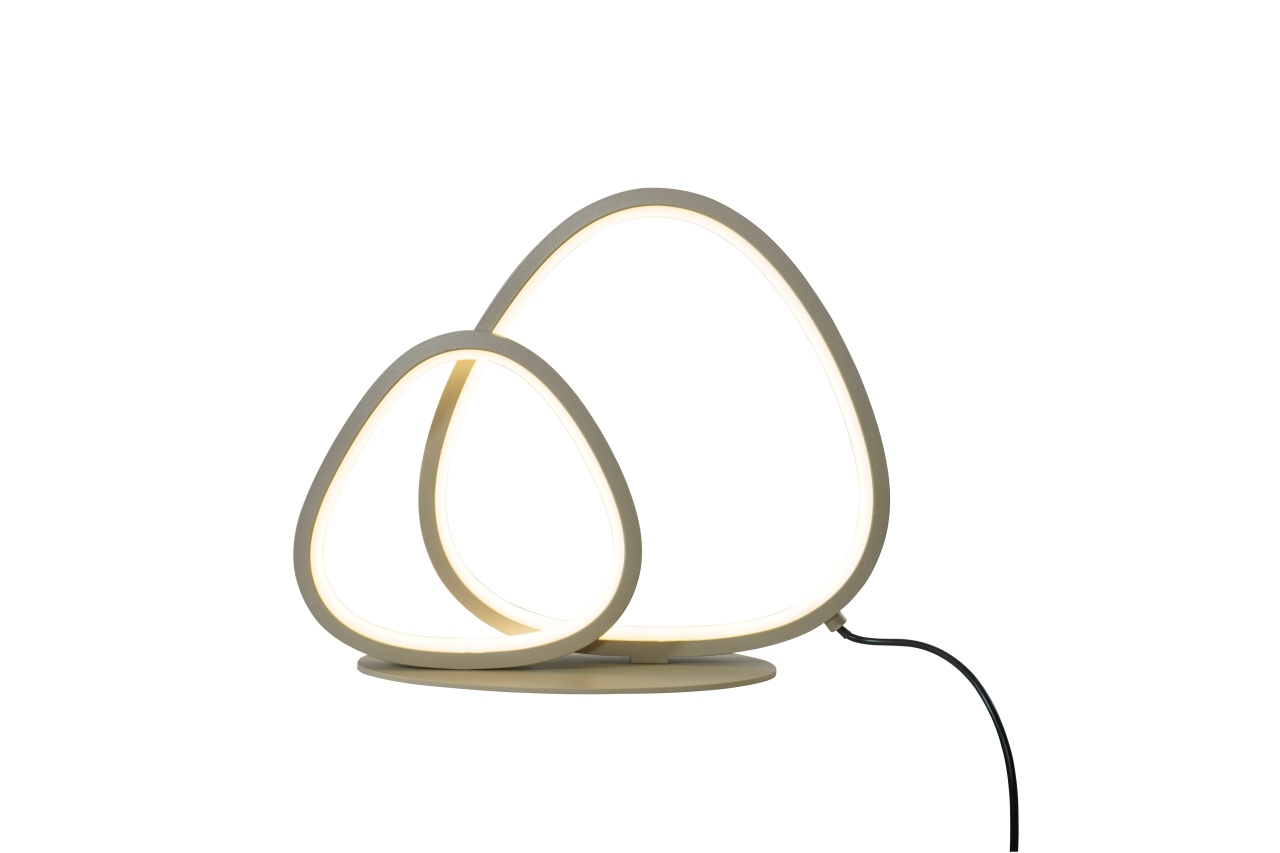Lamps Veioza bej din metal 23 cm Huron Zuma Line