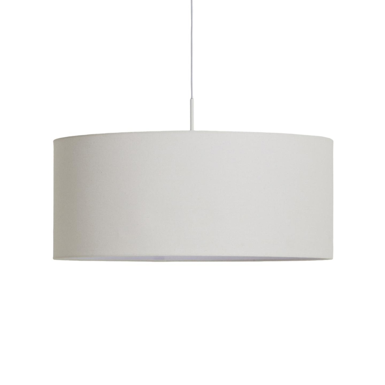 lampi Abajur alb din fibre naturale Niani 60 Kave Home