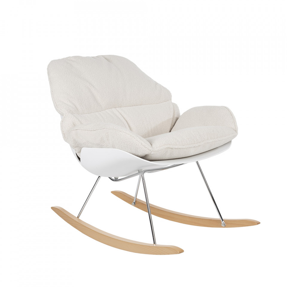 Quiet Object Balansoar alb antic din textil Rocky Quiet Object