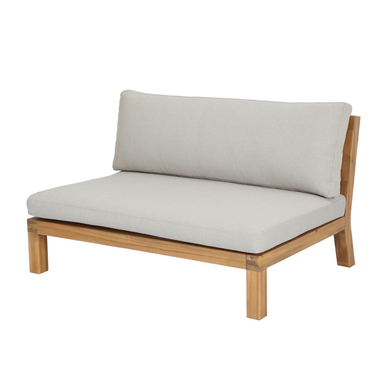 Outdoor Furniture Banca exterior crem din lemn 120 cm Relax Woood