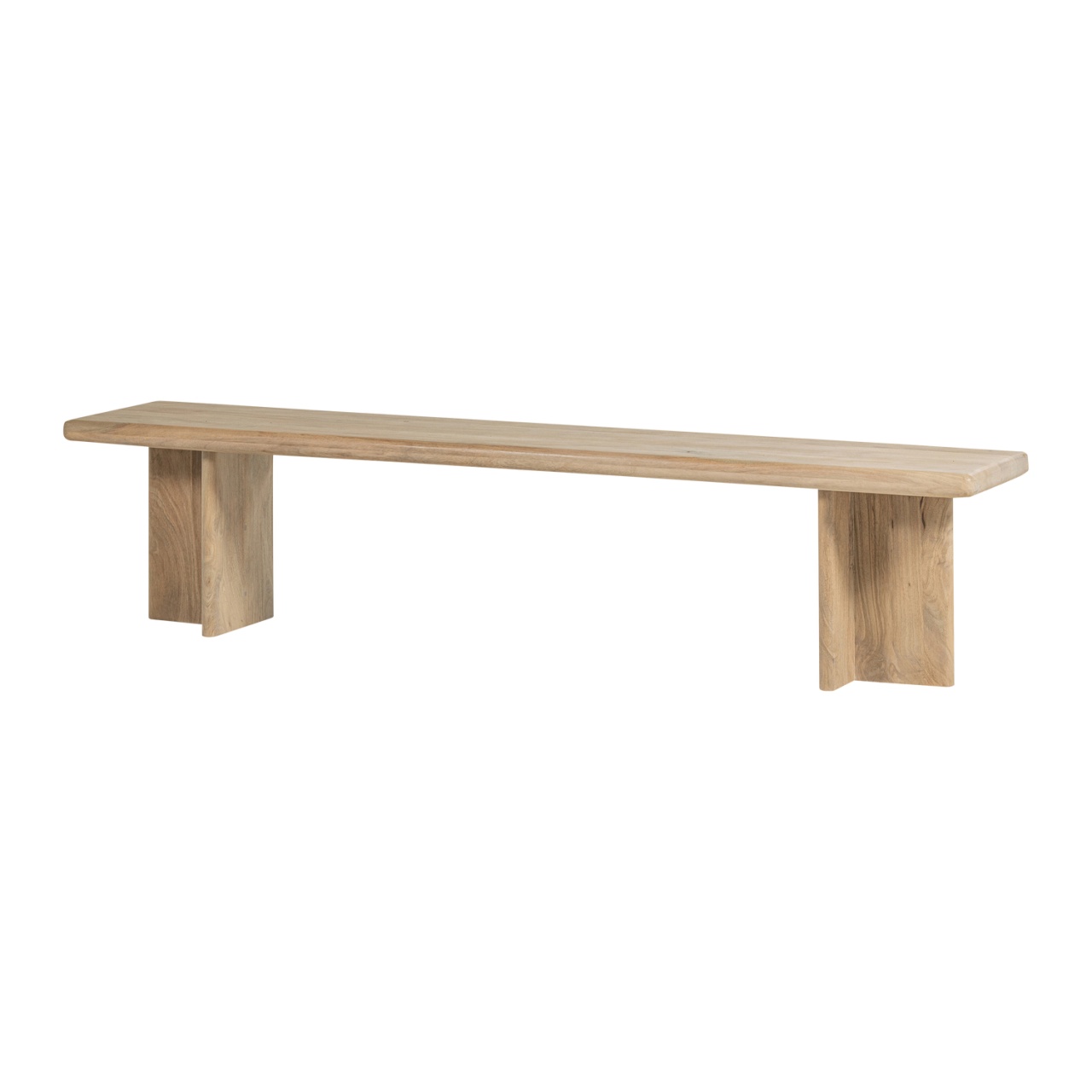bancheta de hol Bancheta maro din lemn 180 cm Ato Woood