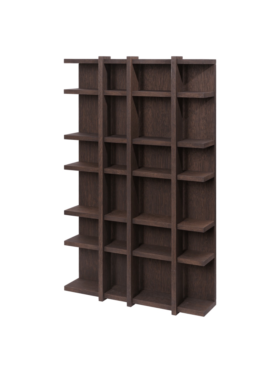 biblioteca clasica Biblioteca pentru perete maro inchis 82 cm Tilem Ferm Living