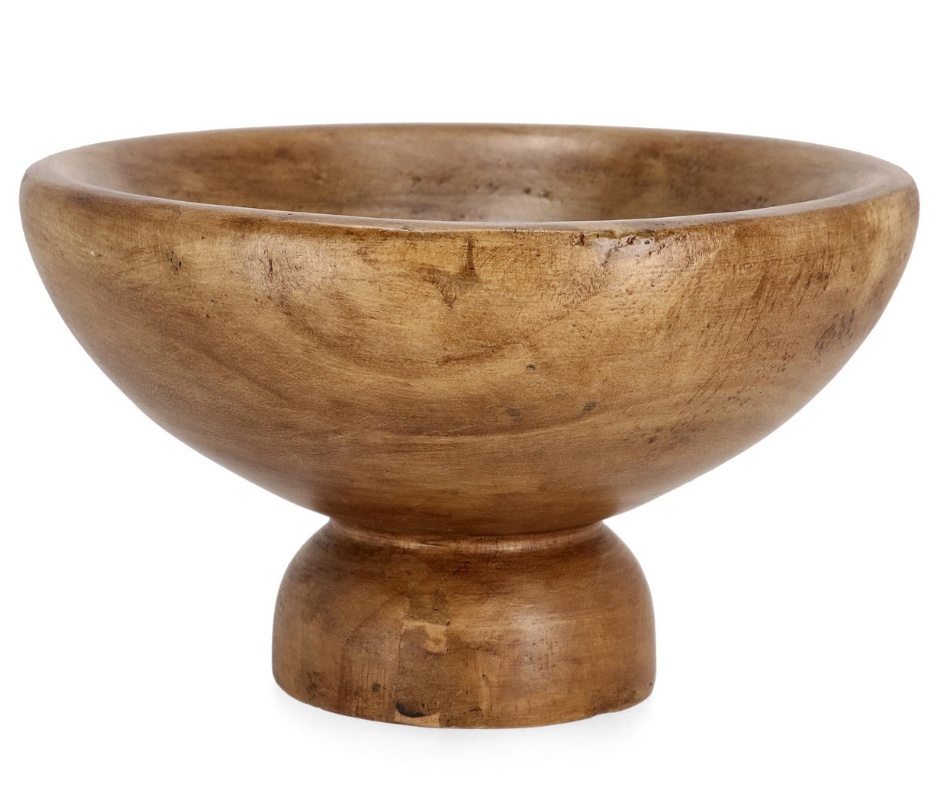 Decorative Bowls Bol decorativ maro din lemn 28 cm Jambo Bizzotto
