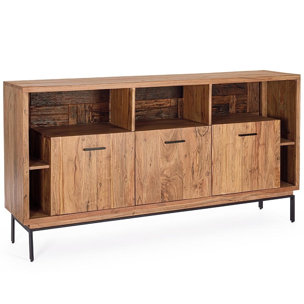 Buffets & Sideboards Bufet inferior maro din lemn 175 cm Mangal Bizzotto