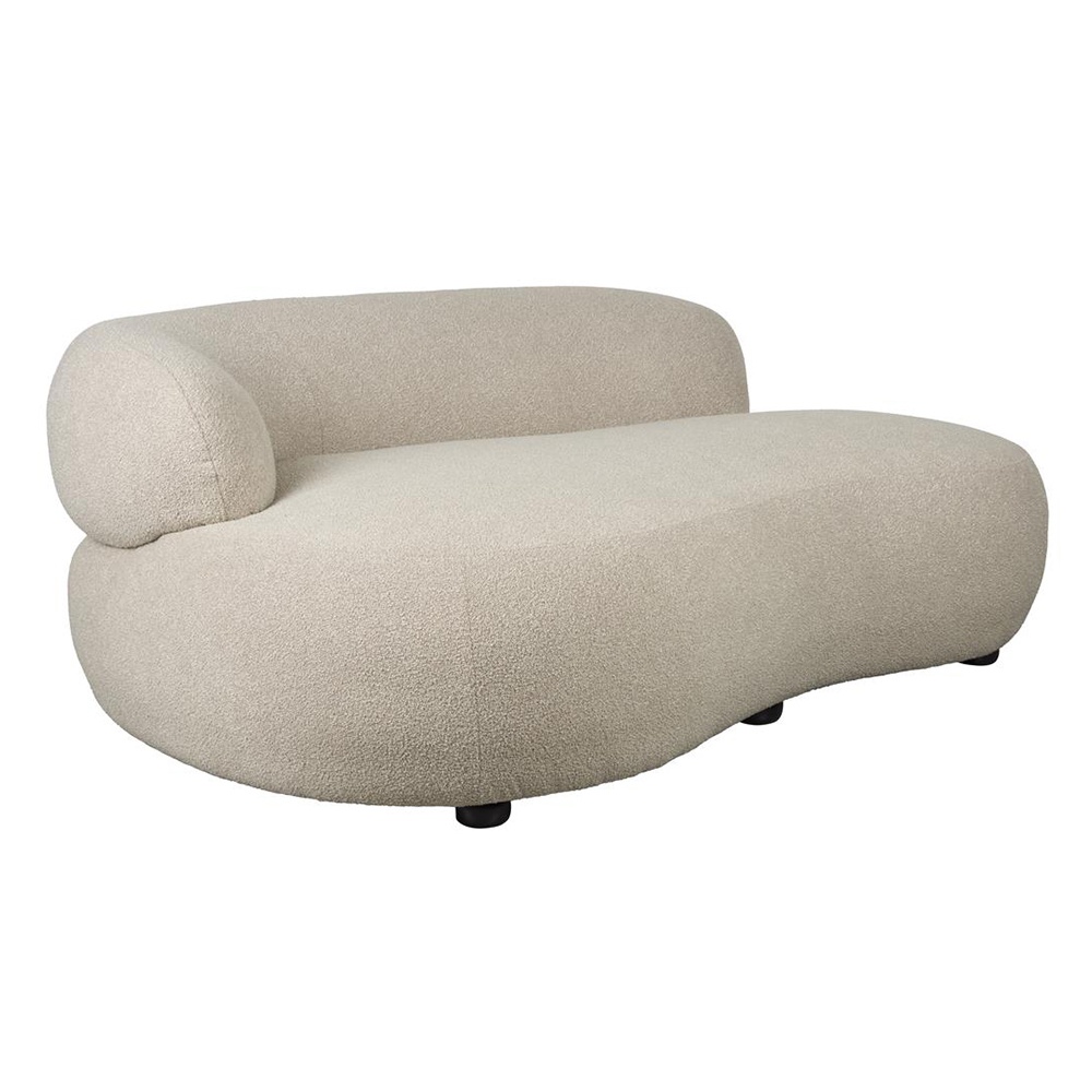 Quiet Object Canapea bej din textil pentru 2,5 persoane Noxx Quiet Object