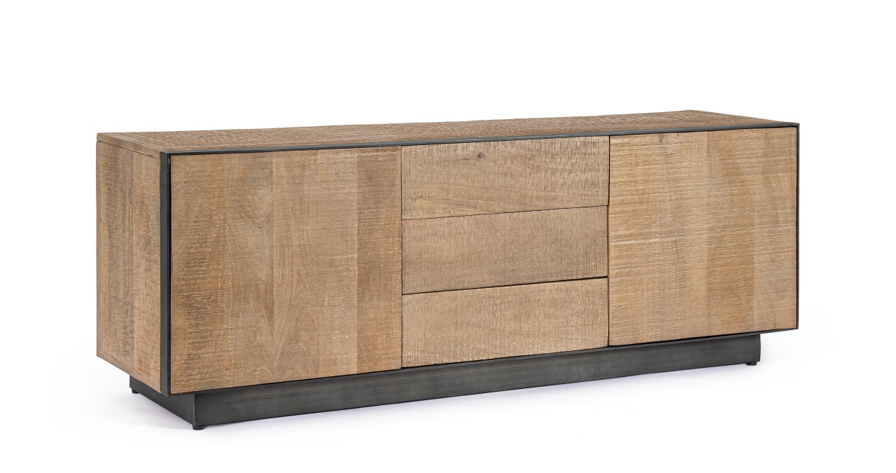 Entertainment Centers & TV Stands Comoda TV maro din lemn 150 cm Harold Bizzotto