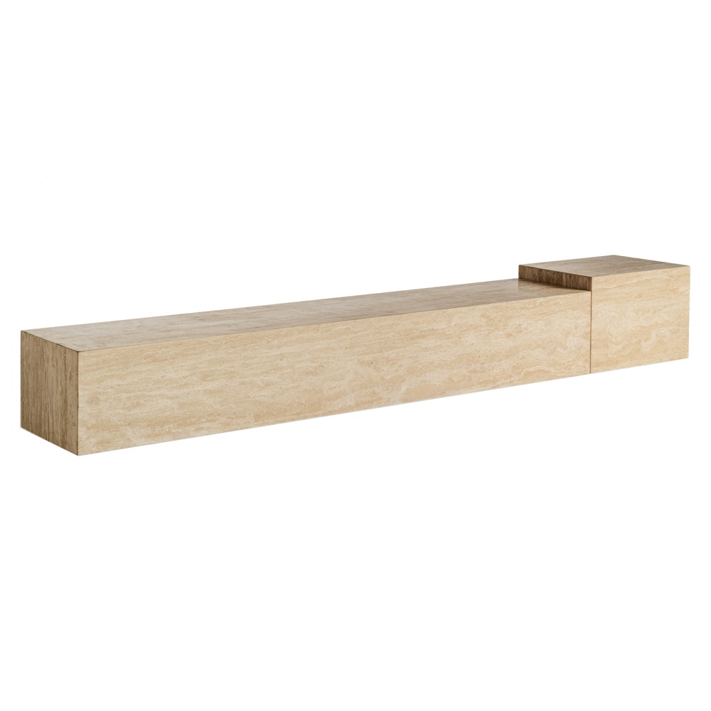 Entertainment Centers & TV Stands Comoda TV maro din piatra 250 cm Thiennes Vical Home