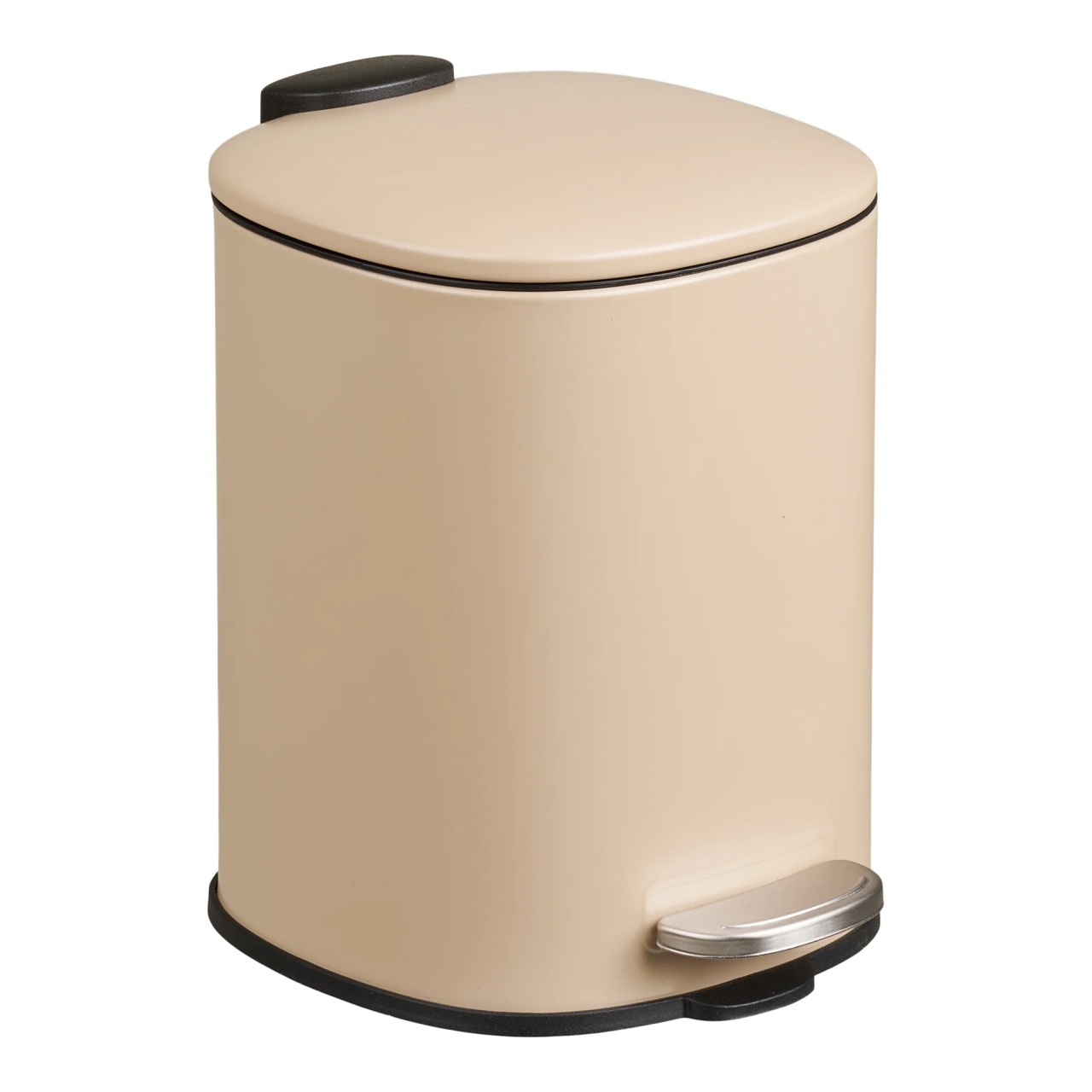 Trash Cans & Wastebaskets Cos de gunoi bej din metal 3 L Lodi House Nordic