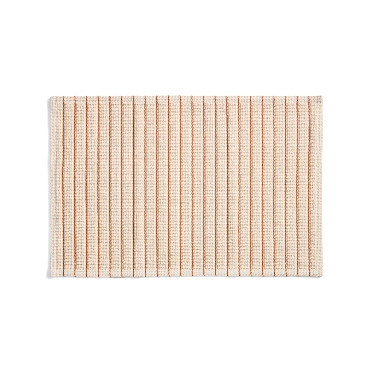 covoras baie Covoras baie crem/portocaliu din bumbac 50x80 cm Merade Kave Home