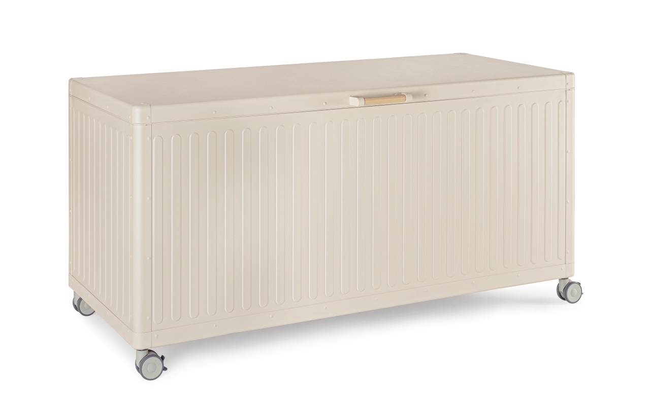 Outdoor Storage Boxes Cufar exterior crem din metal Ocean Cush Bizzotto