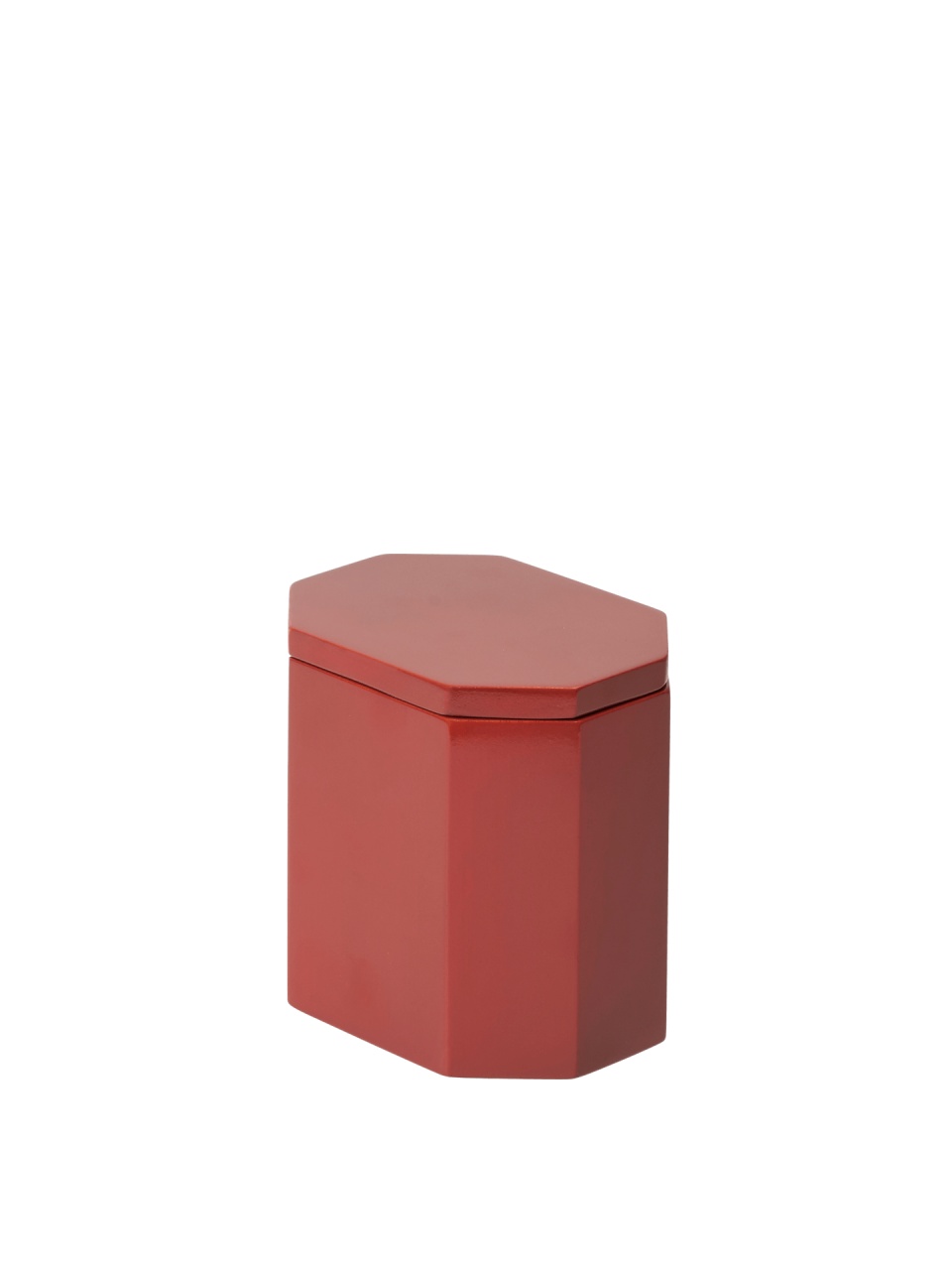 Household Storage Containers Cutie cu capac rosu din bambus Nova Ferm Living