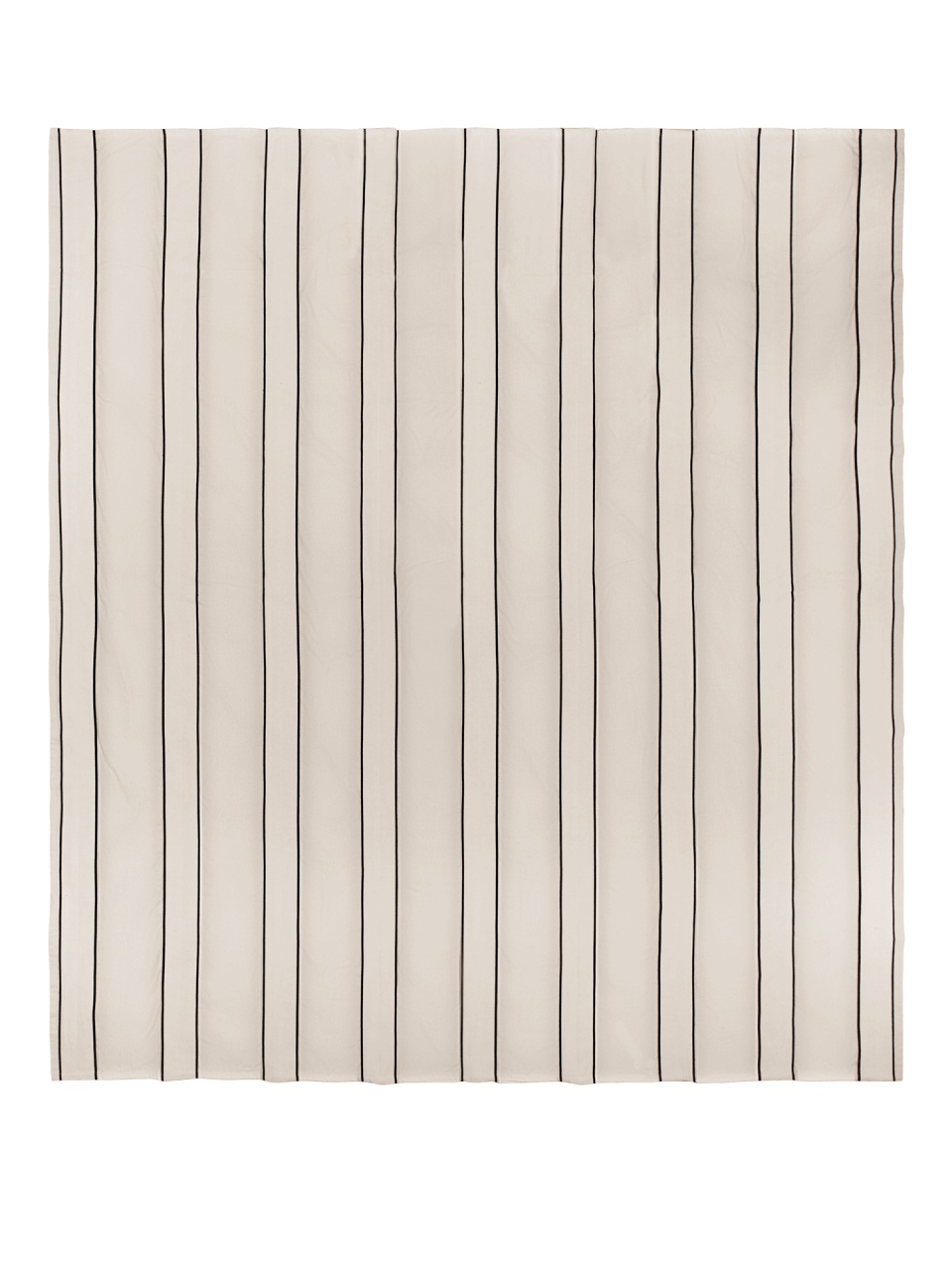 Quilts & Comforters Cuvertura alb antic/neagra din bumbac 240x260 cm Twill Ferm Living