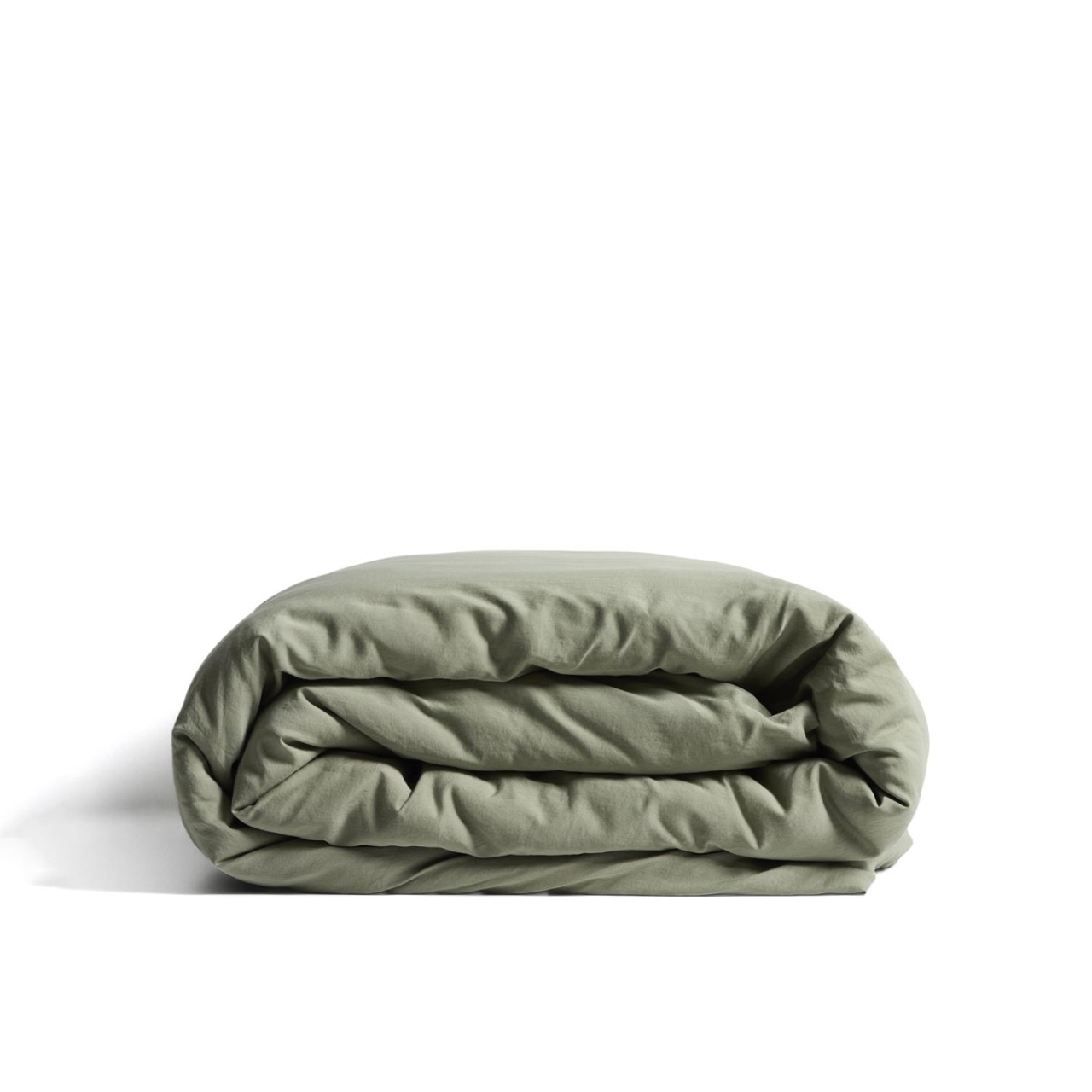 Duvet Covers Cuvertura verde din bumbac 240x260 cm Sirale Kave Home