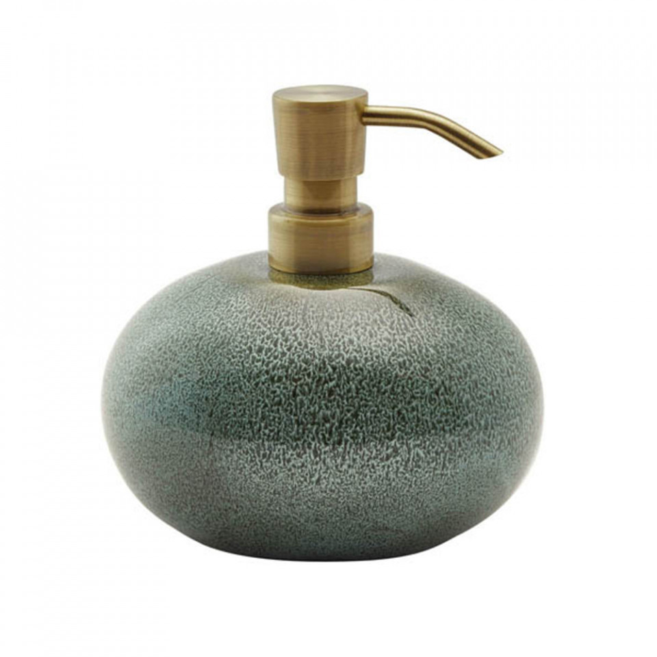 Soap & Lotion Dispensers Dispenser sapun lichid verde din ceramica 13x14 cm Ugo Aquanova