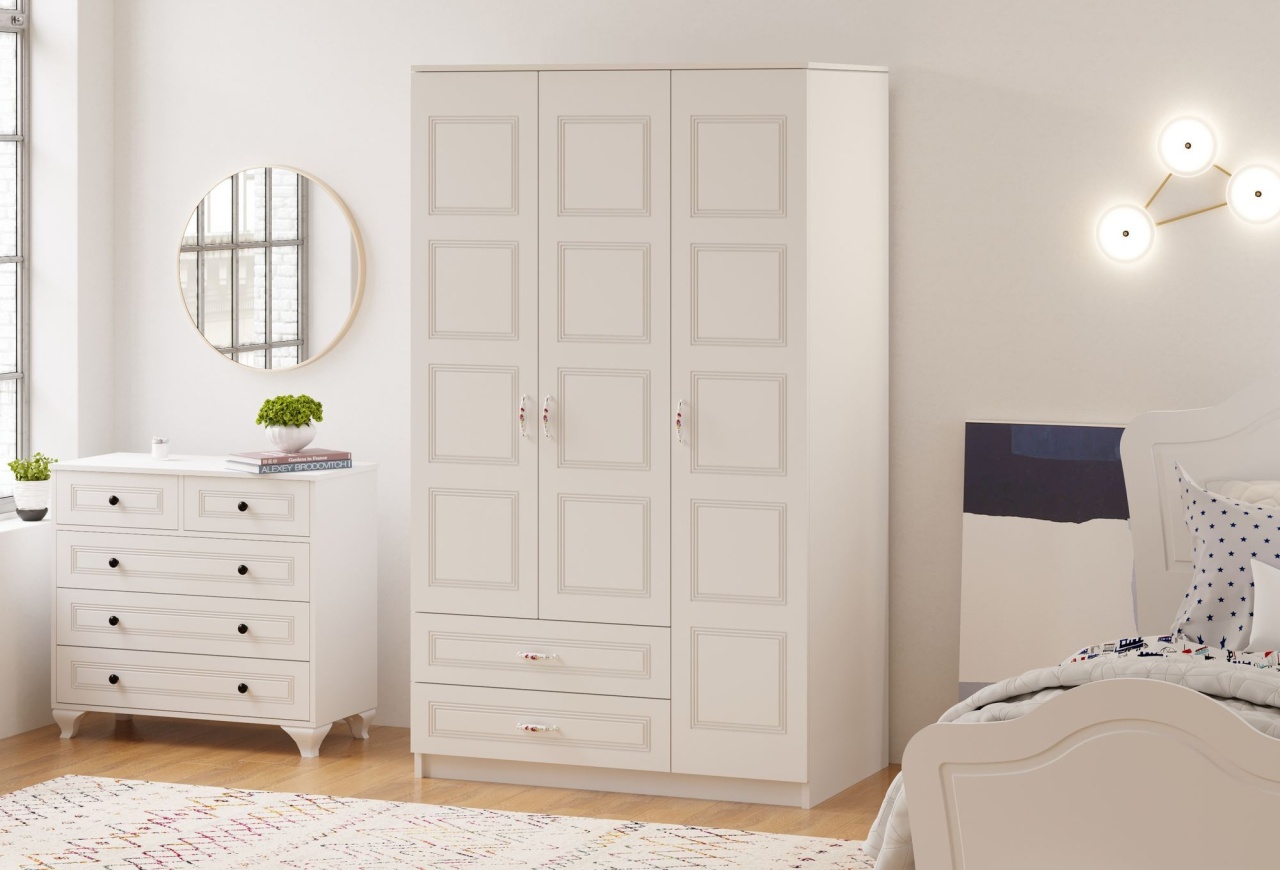dulap mdf Dulap alb 180 cm Giras The Home Collection