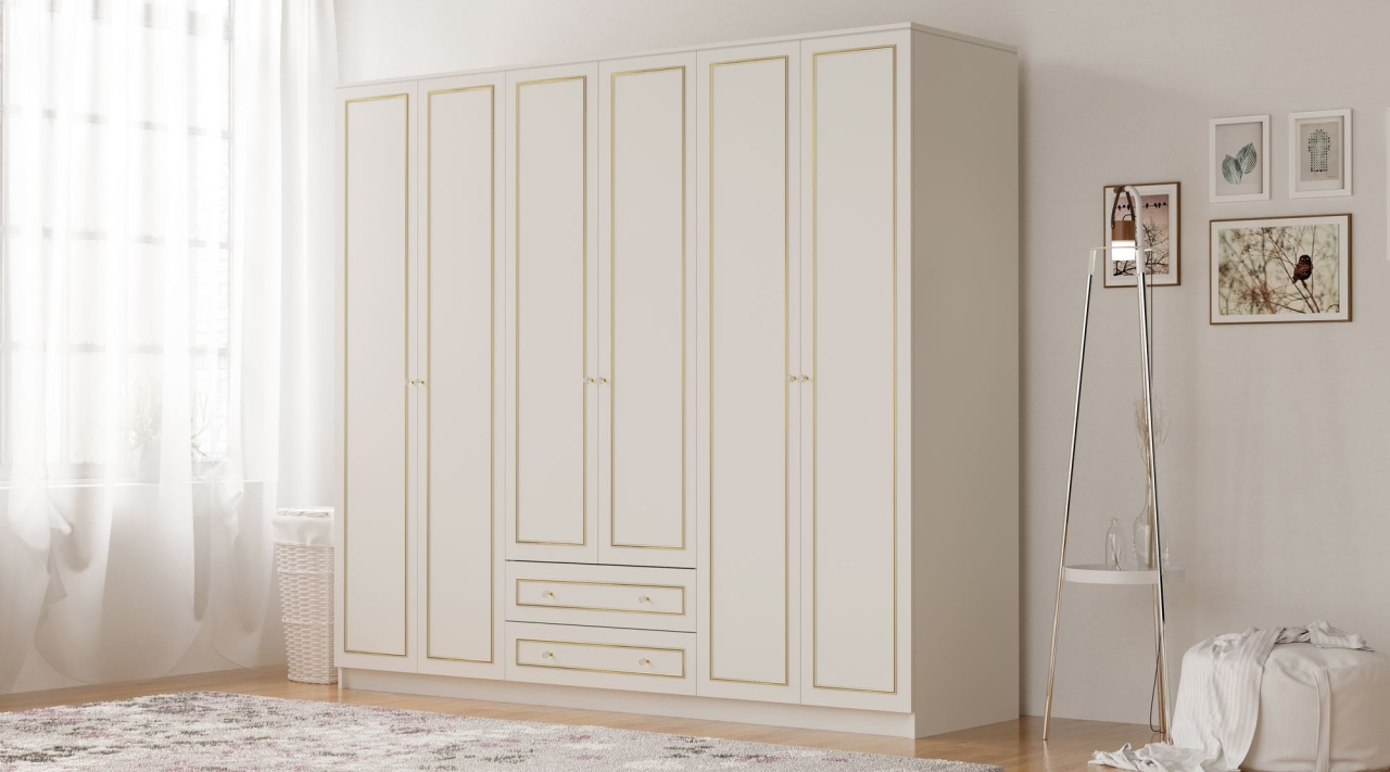 Furniture Dulap alb 180 cm Tuea XL The Home Collection