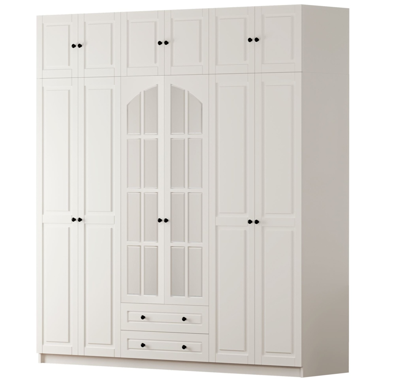 Furniture Dulap alb 210 cm Doa 2 XL The Home Collection