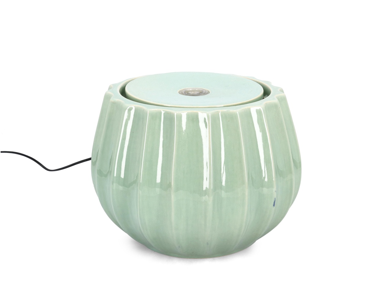 Fantana arteziana verde din ceramica Ilya Bizzotto