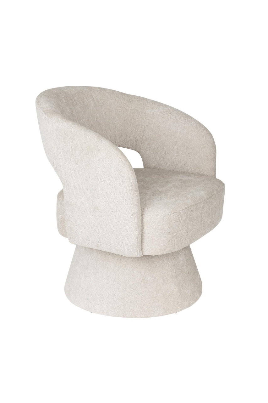 Quiet Object Fotoliu bej din textil Charina Quiet Object