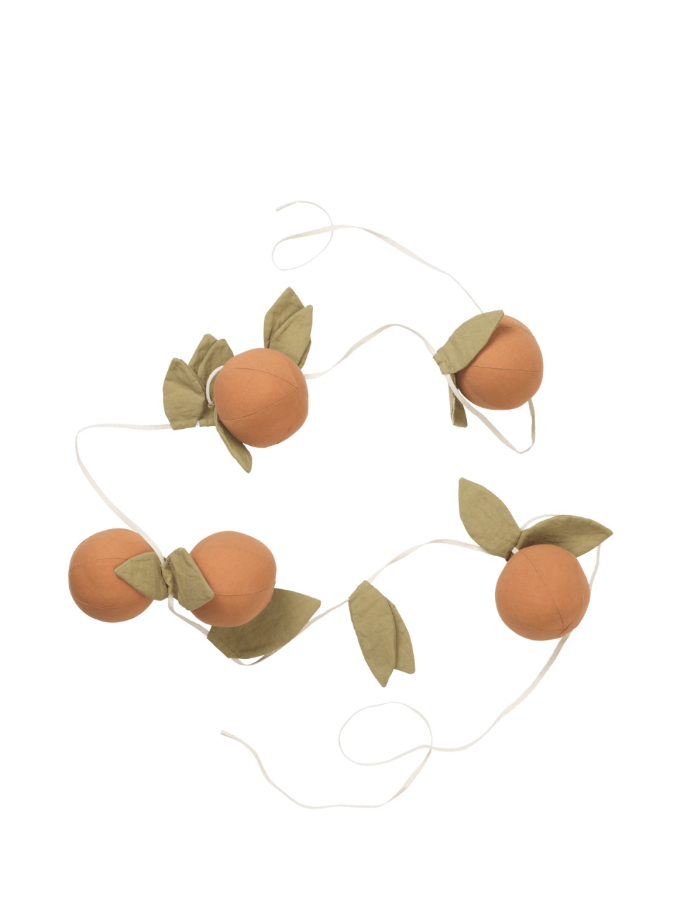 Ghirlanda copii maro/portocalie din bumbac Garland Ferm Living