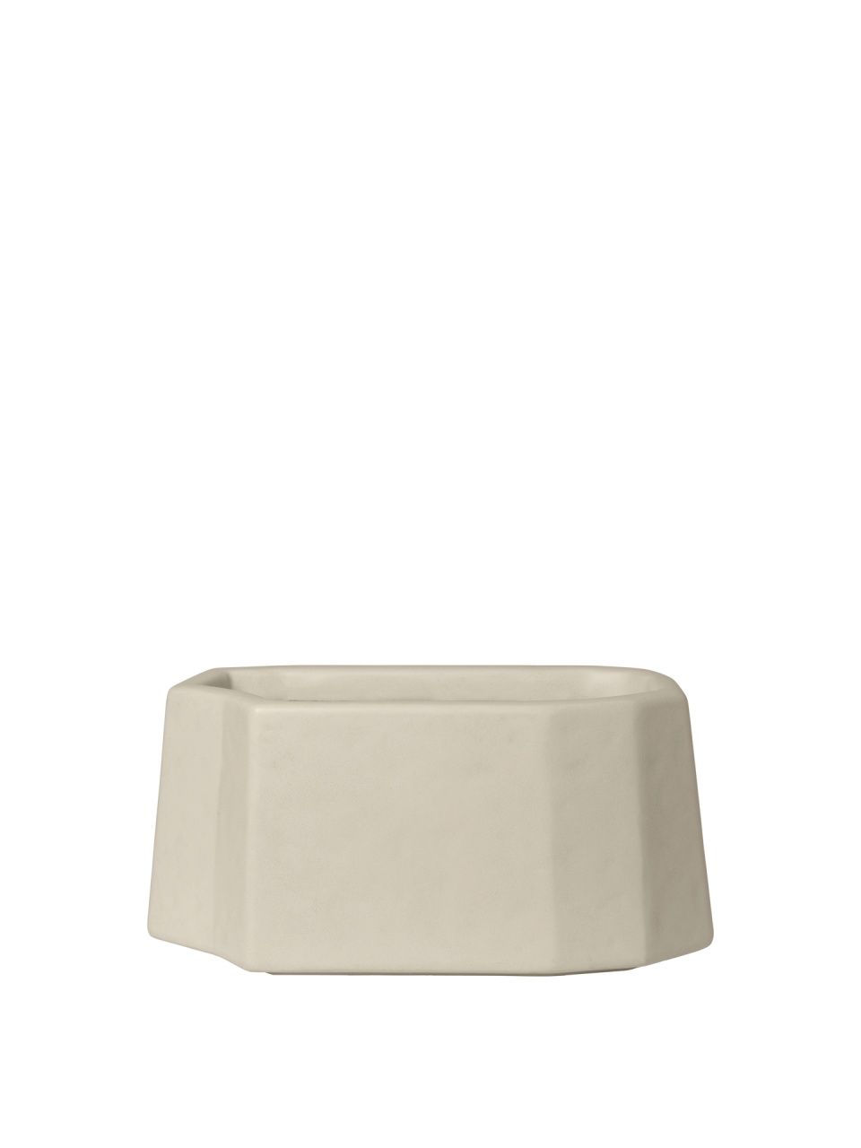 ornamente de grădină din ciment Ghiveci ivoriu din ciment 32x56 cm Staffa Ferm Living