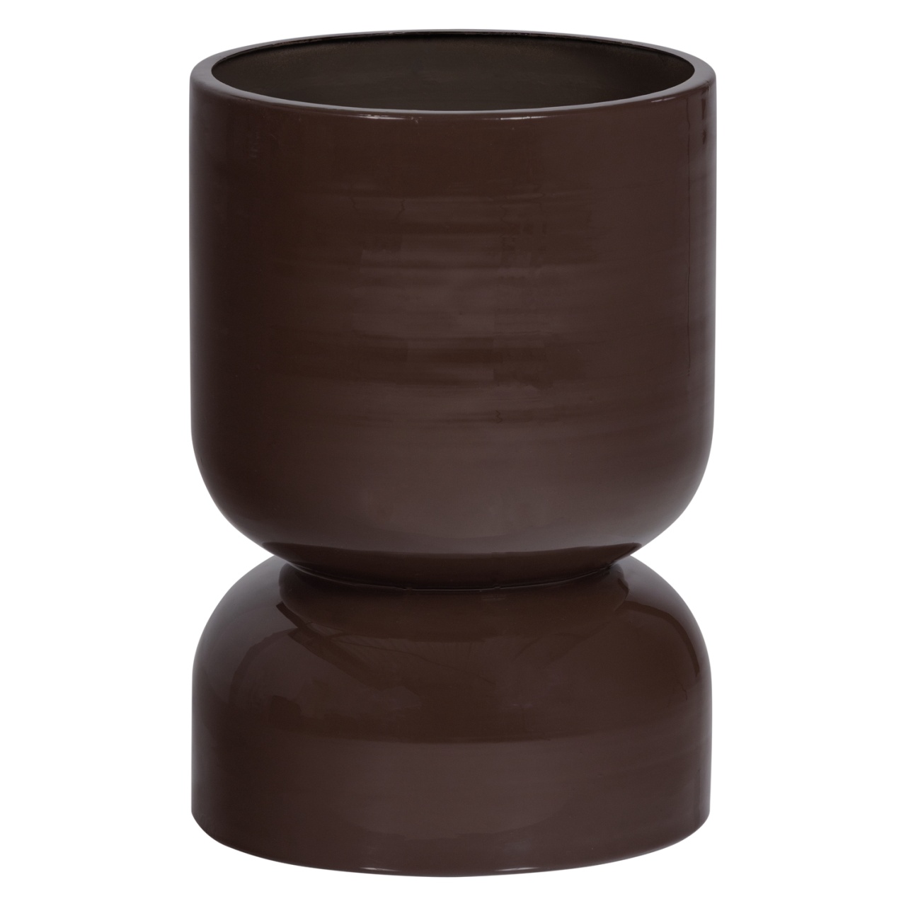rola vidat alimente 28 cm Ghiveci mov/maro din metal 28 cm Toval Woood