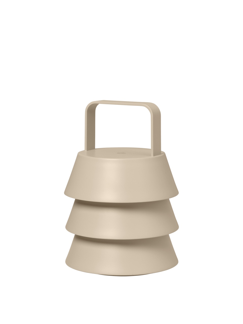 Lamps Lampa portabila crem din metal 22 cm Luver Ferm Living