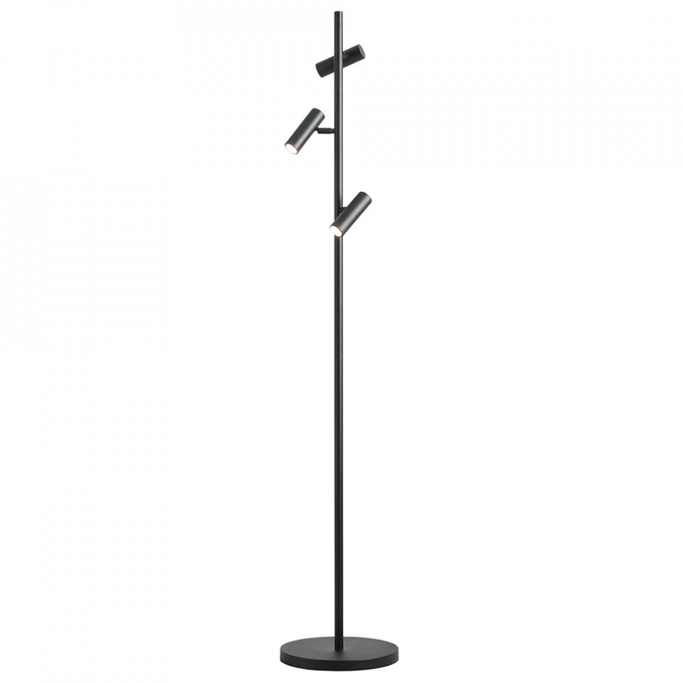 Quiet Object Lampadar negru din metal cu 3 becuri 164 cm Trevo Quiet Object