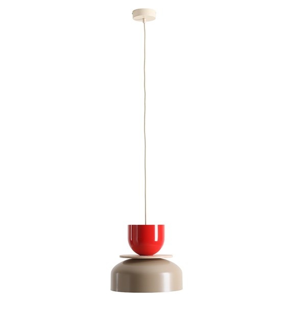 Quiet Object Lustra bej/rosie din metal Uto Quiet Object