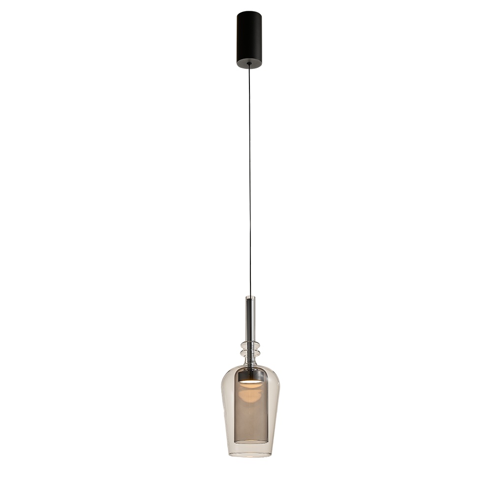 Lighting Fixtures Lustra neagra din metal Tagna Zuma Line