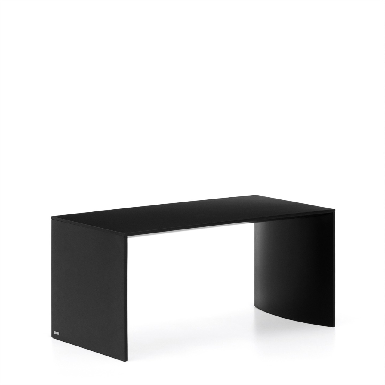 Coffee Tables Masa de cafea neagra din lemn 45x90 cm Litto Oak Kave Home