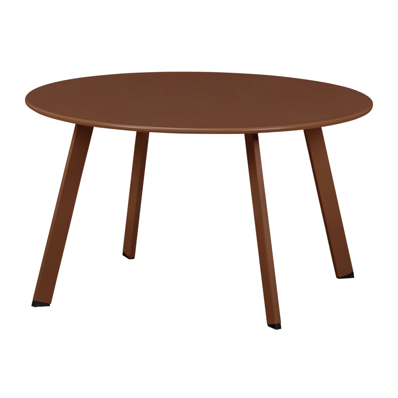 Outdoor Furniture Masa laterala exterior maro ruginiu 70 cm Fer Woood