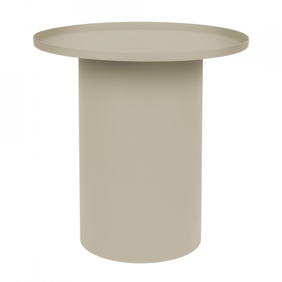 Quiet Object Masa laterala ivorie din metal 46 cm Sverre Quiet Object
