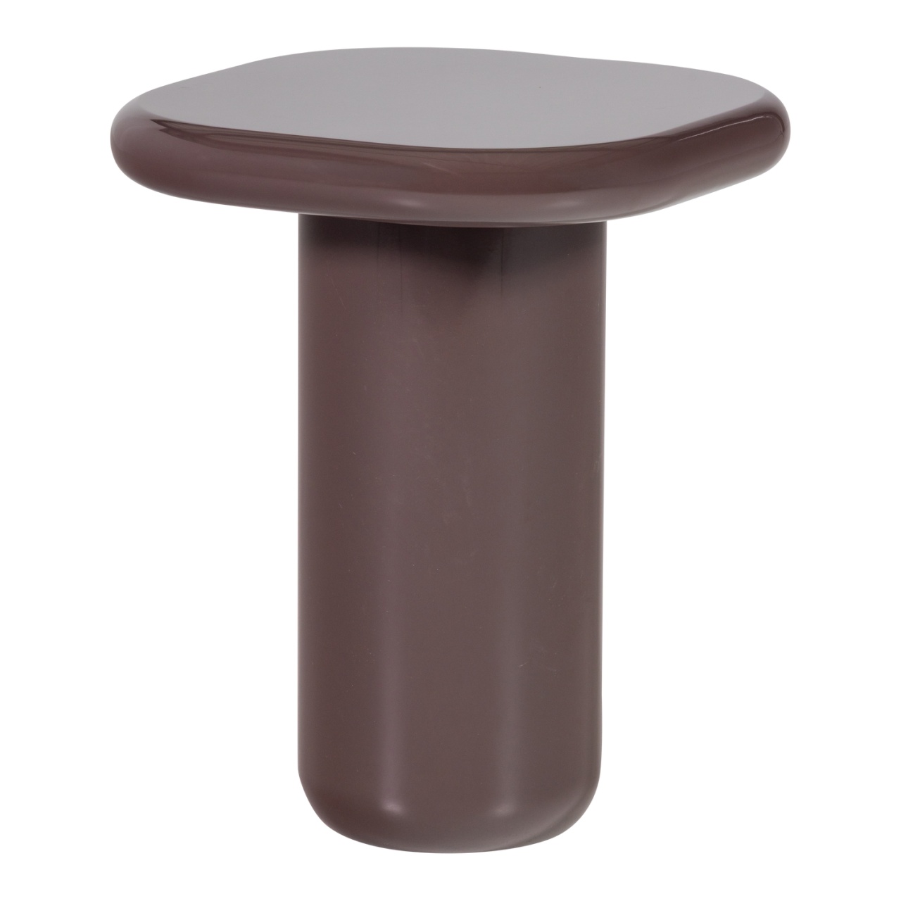 Accent Tables Masa laterala maro inchis 50 cm Zava Woood