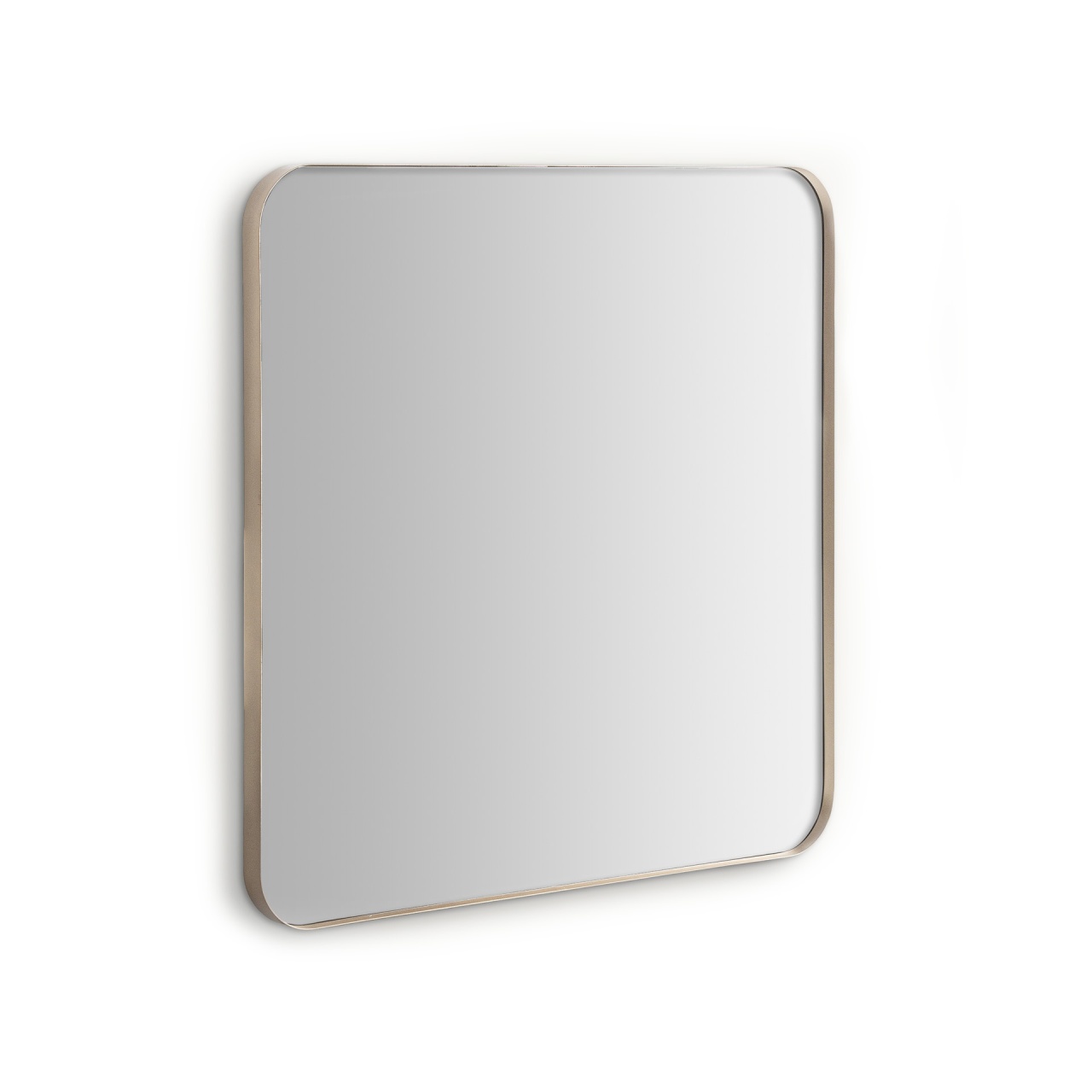 hol Oglinda patrata argintie/aurie din sticla 120x120 cm Villajo Vical Home