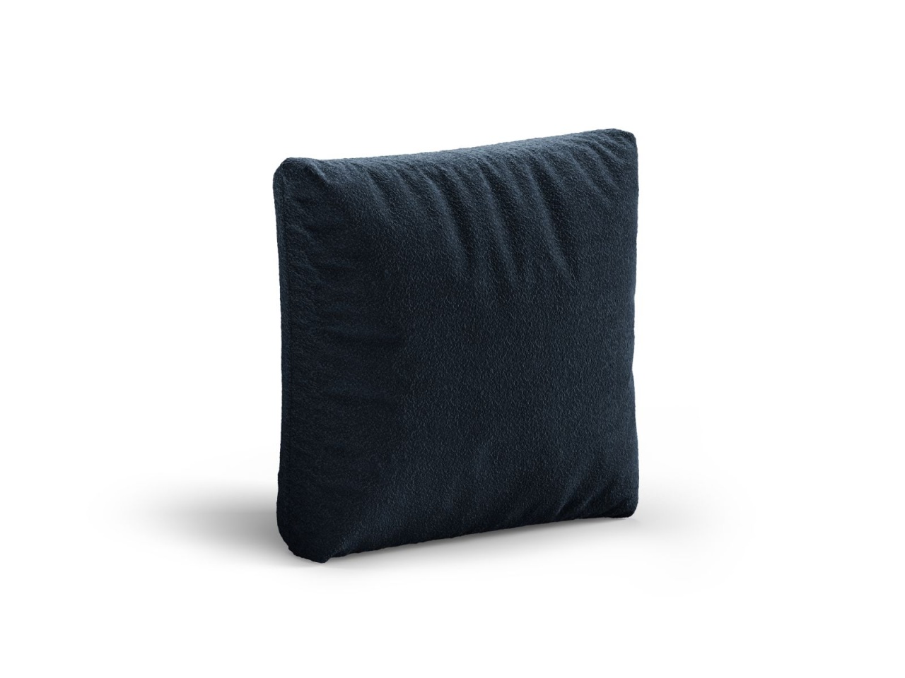 borduri pavaje Perna patrata albastru inchis din textil 55x55 cm Heritage Boucle Micadoni