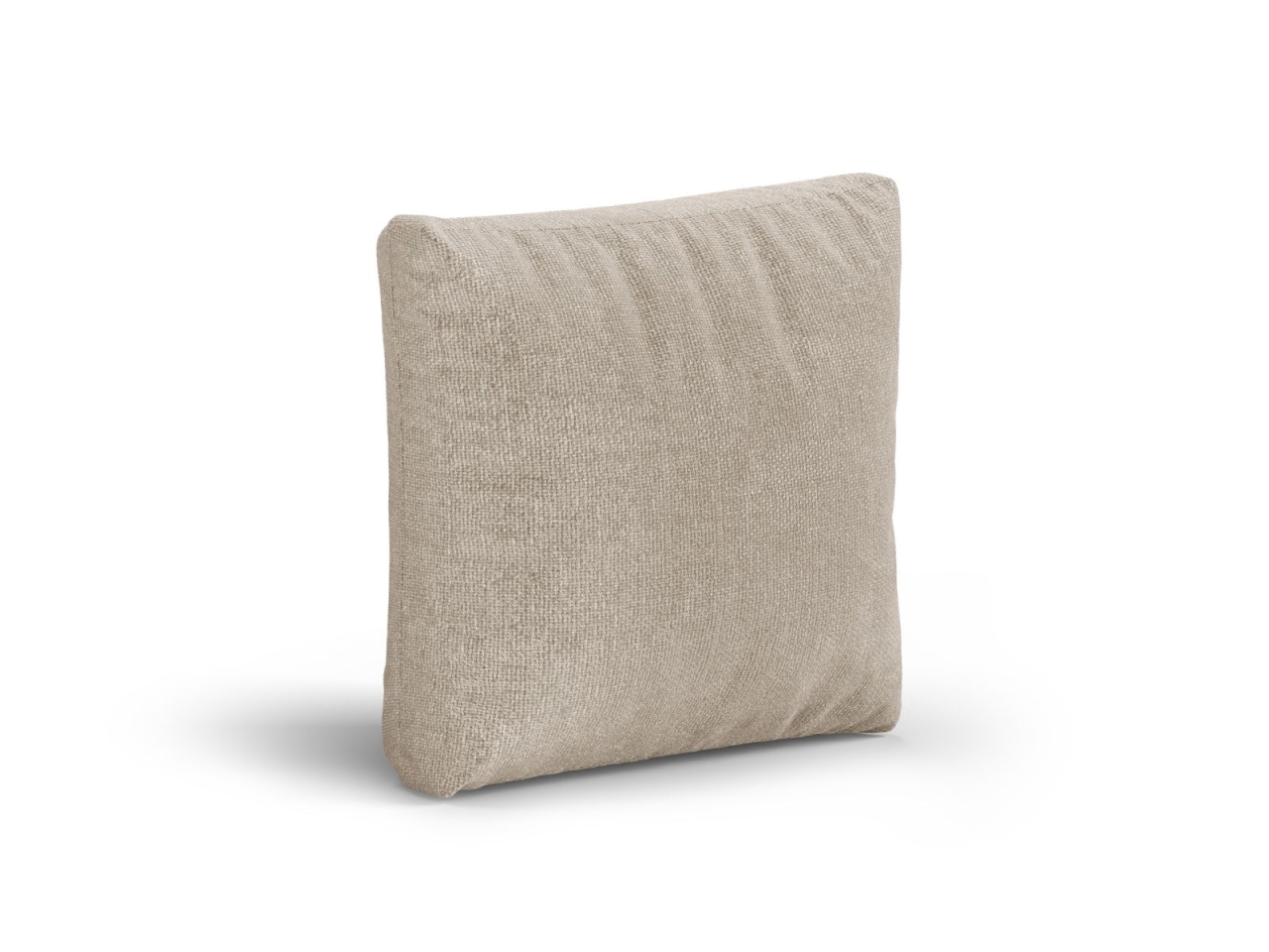 borduri pavaje Perna patrata bej inchis din textil 65x65 cm Heritage Chenille Micadoni