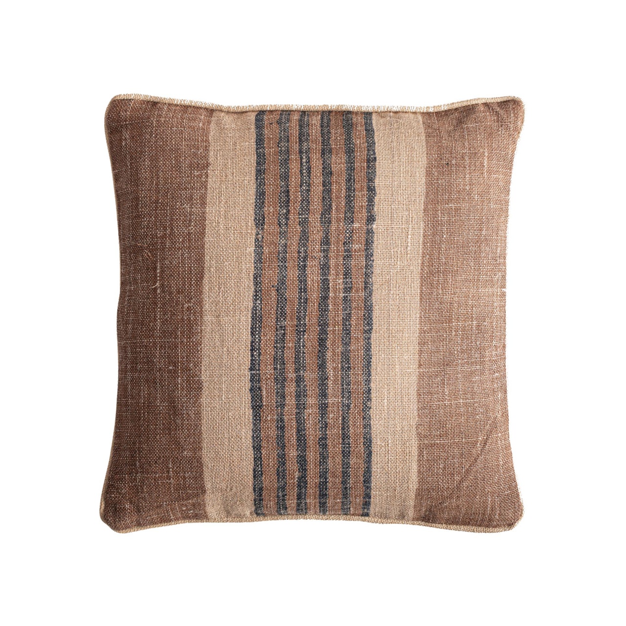 fotoliu Perna patrata bej/maro din fibre naturale 45x45 cm Alceo Vical Home