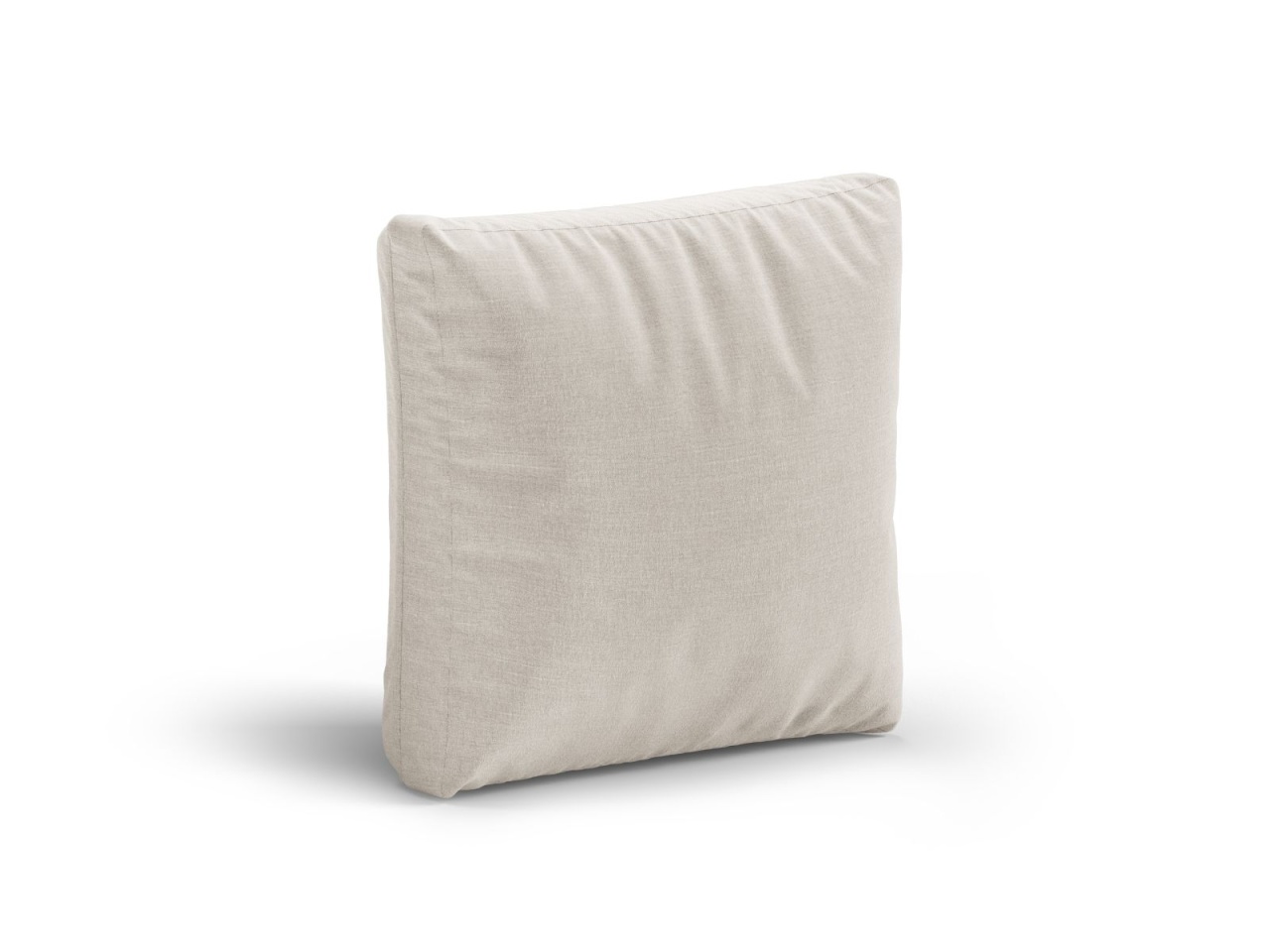 borduri trotuar Perna patrata crem din textil 65x65 cm Heritage Lin Micadoni