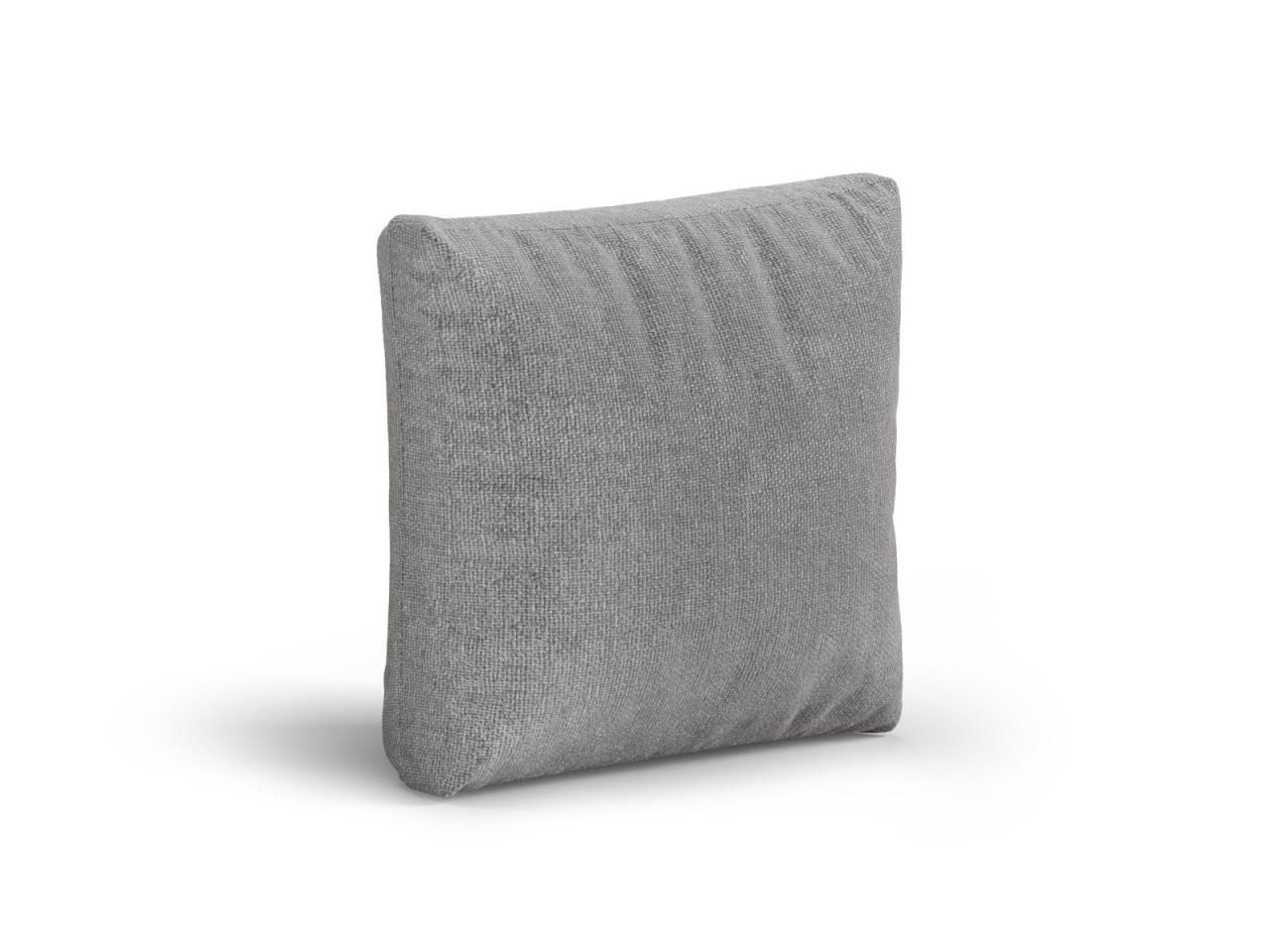 borduri trotuar Perna patrata gri deschis din textil 65x65 cm Heritage Chenille Micadoni