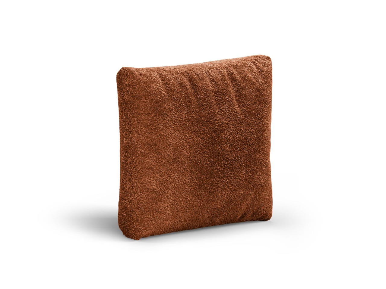 borduri trotuar Perna patrata maro caramiziu din textil 55x55 cm Heritage Boucle Rolf Micadoni