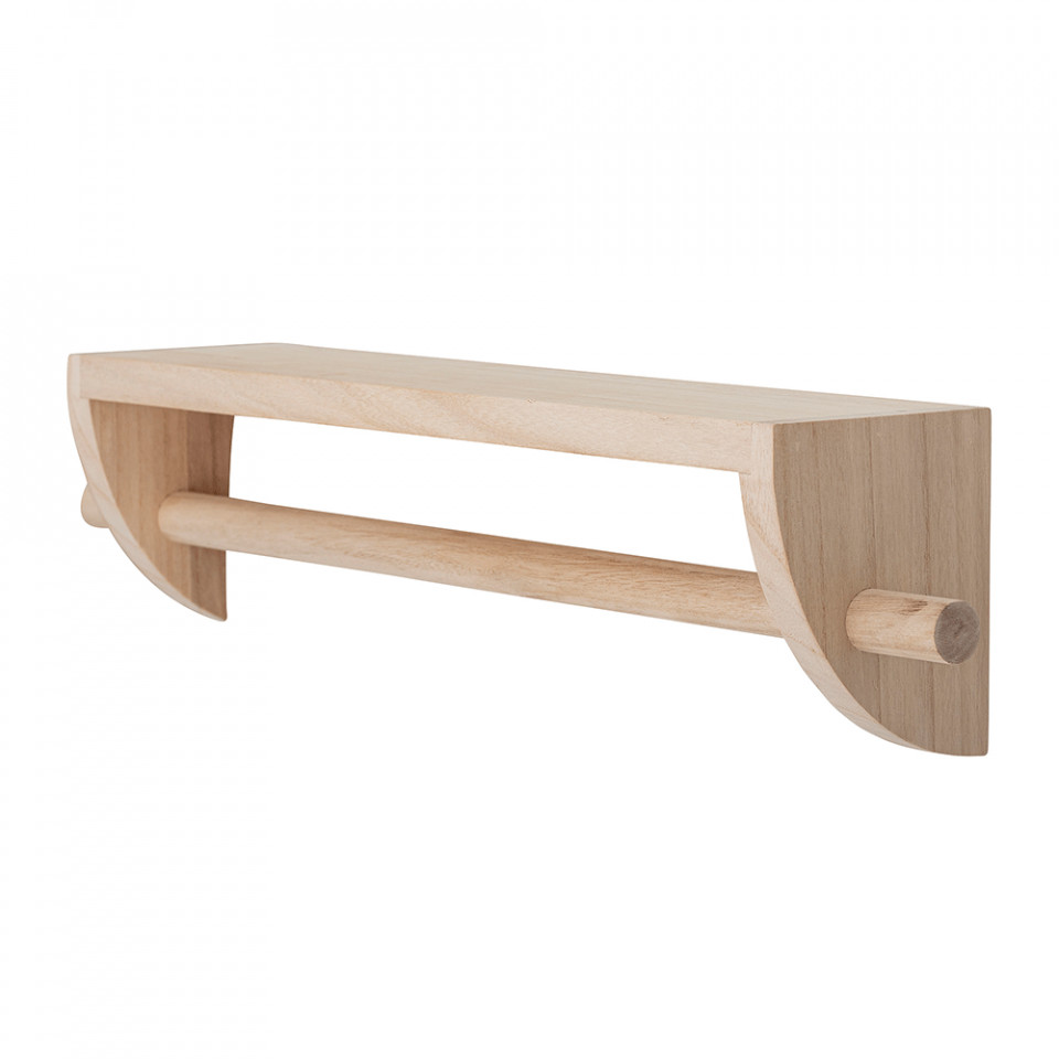raft perete carti Raft maro din lemn 60 cm Mingus Bloomingville Mini