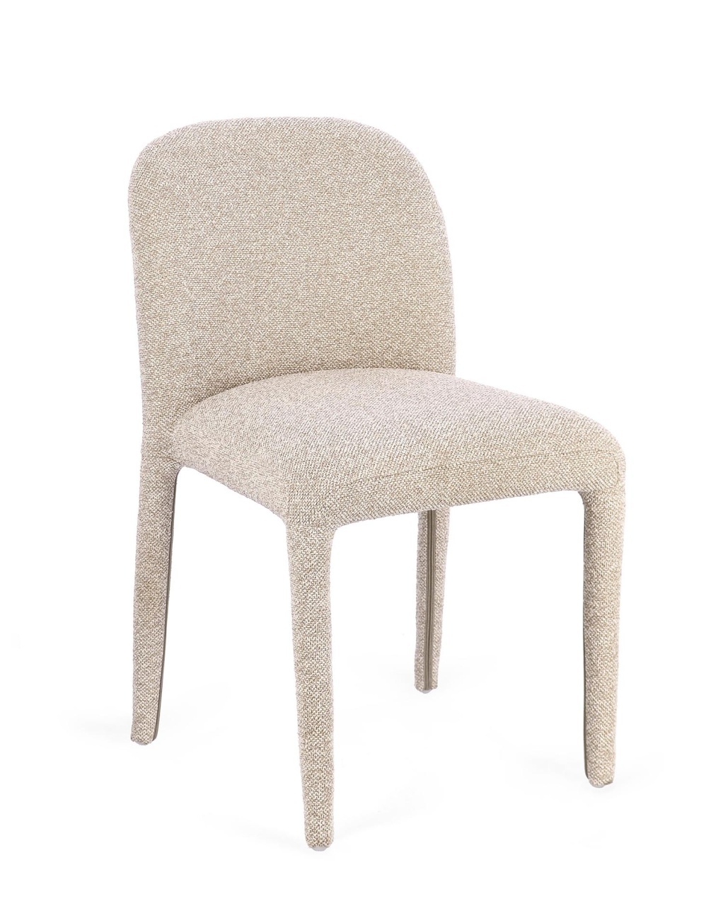 Chairs Scaun dining bej din textil Antara Boucle Bizzotto